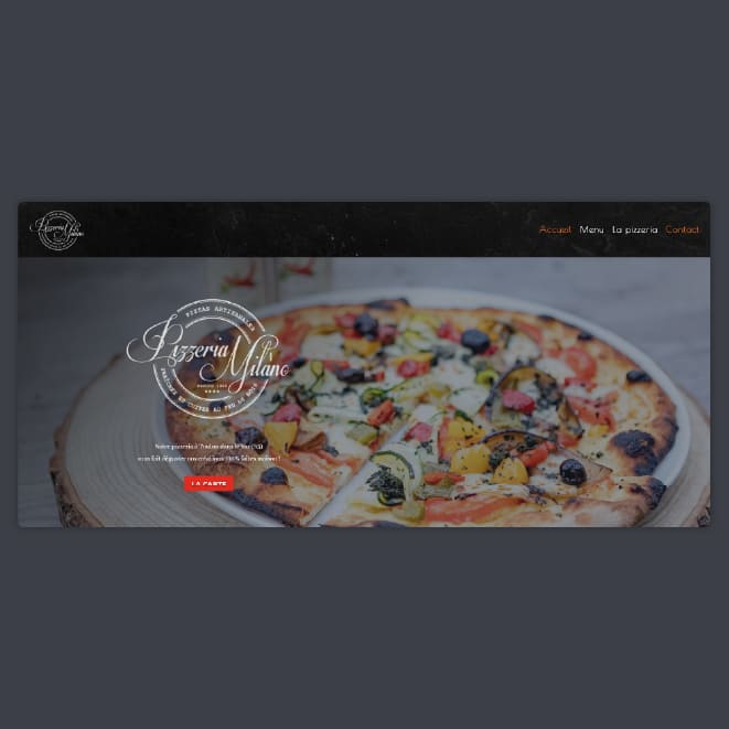 Site Pizzeria Milano